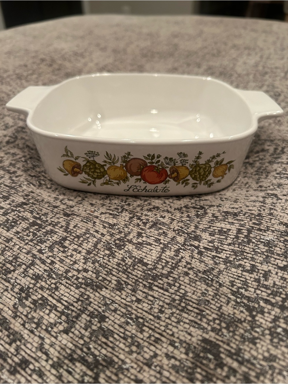 Vintage Corning Ware L’Echalote Spice of Life Casserole Dish 1 quart- no lid